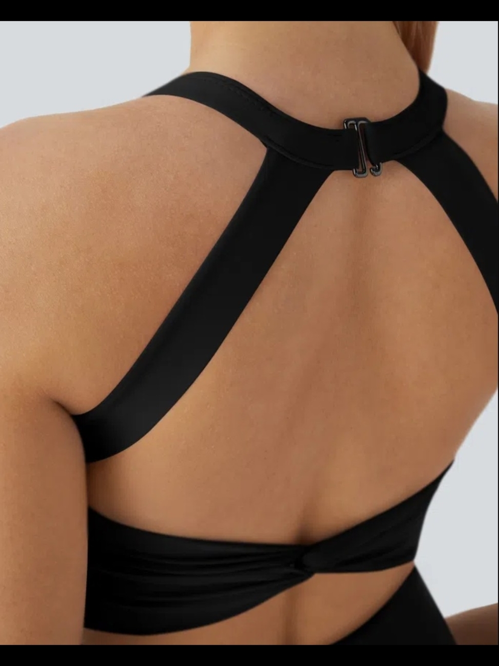 NWT size Large HALARA Black SoftlyZero Airy Athletic Dress - Picture 5 of 9